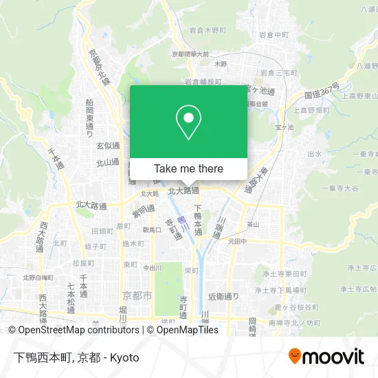 下鴨西本町 map