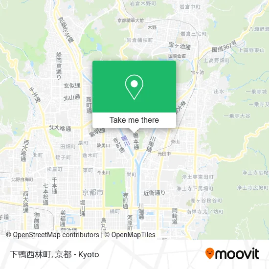 下鴨西林町 map