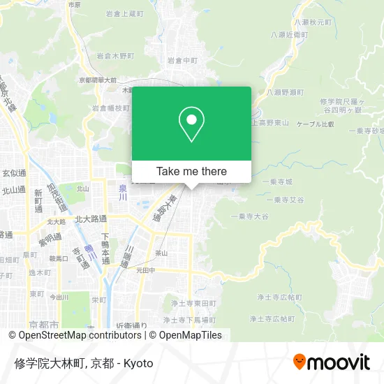 修学院大林町 map