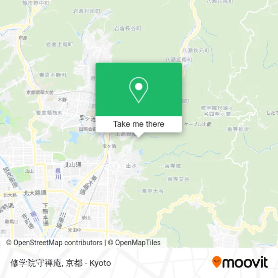修学院守禅庵 map