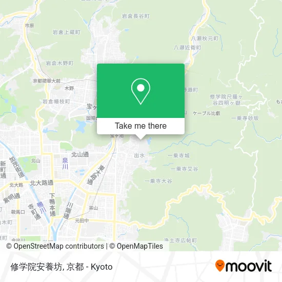 修学院安養坊 map