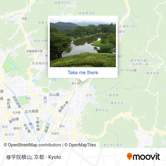 修学院横山 map