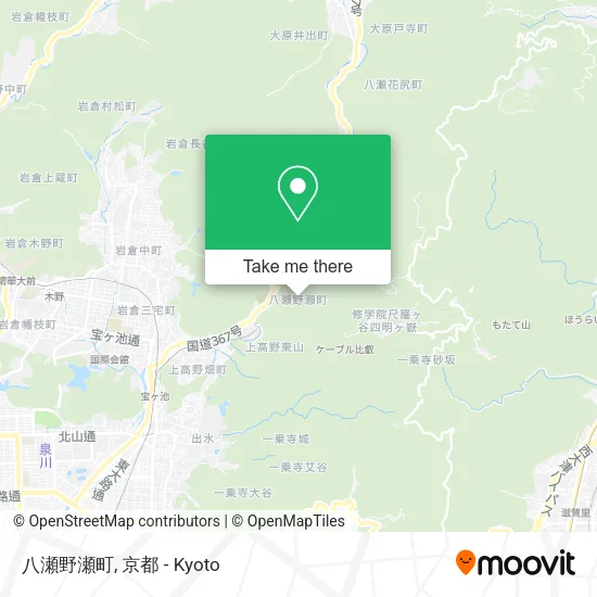 八瀬野瀬町 map