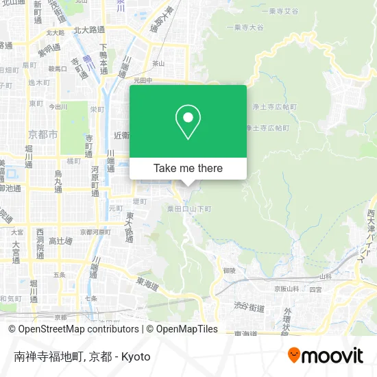 南禅寺福地町 map