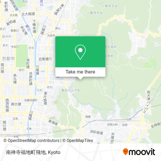 Nanzen-ji Fukuchi Town Detached Land map