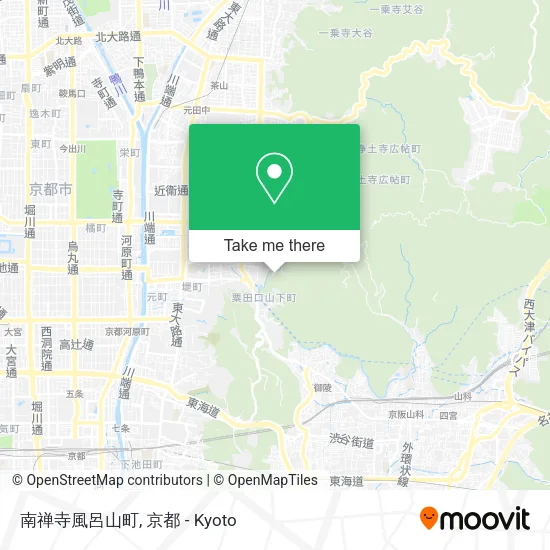 南禅寺風呂山町 map