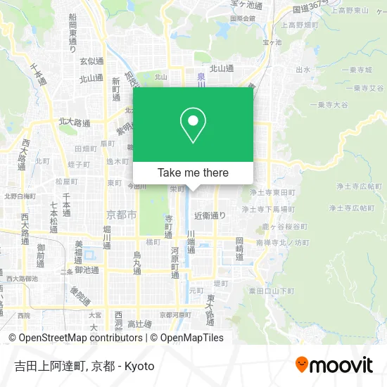 吉田上阿達町 map