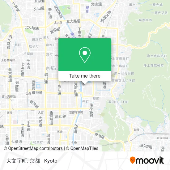 大文字町 map