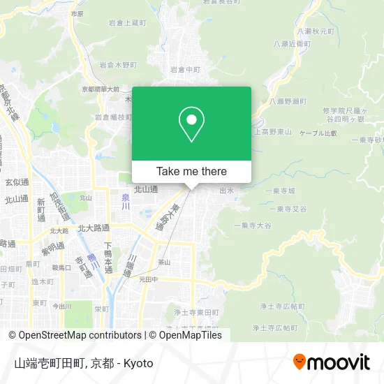 山端壱町田町 map