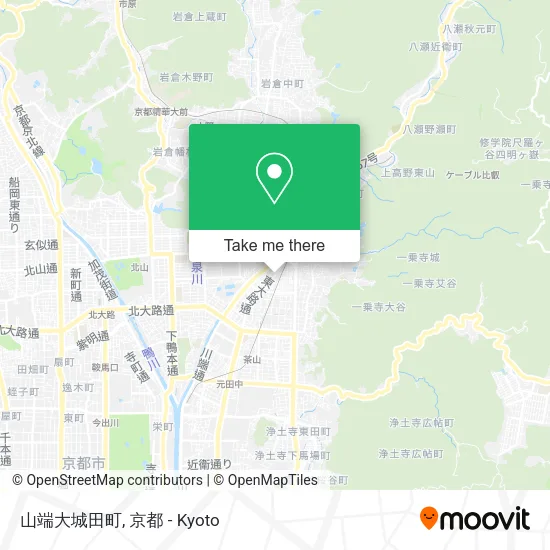 山端大城田町 map