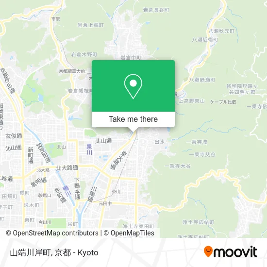 山端川岸町 map