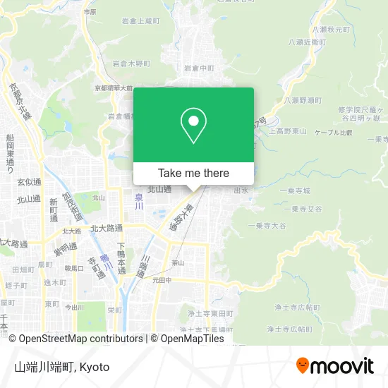 Yamada Kawabata Town map