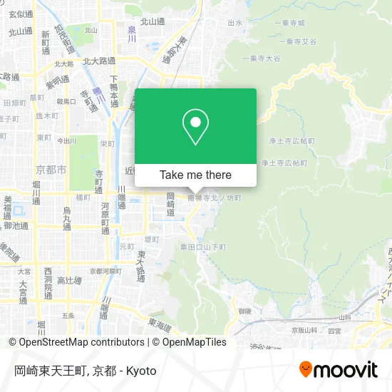 岡崎東天王町 map