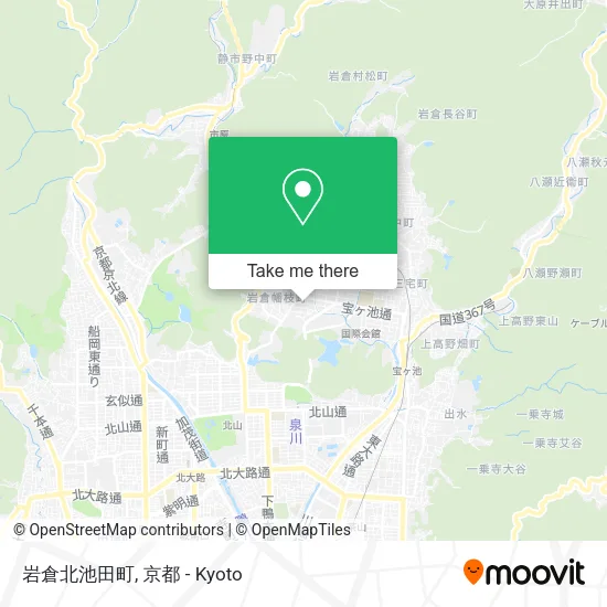 岩倉北池田町 map