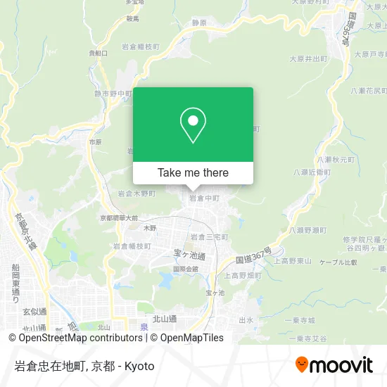 岩倉忠在地町 map