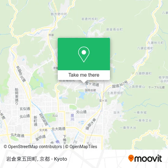 岩倉東五田町 map