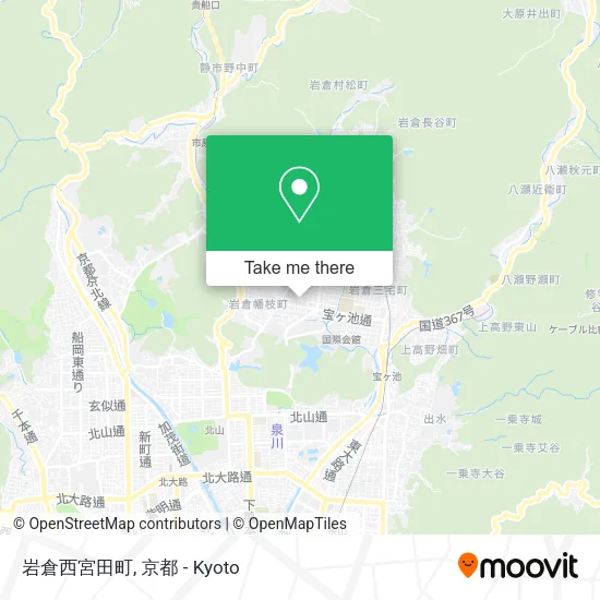 岩倉西宮田町 map