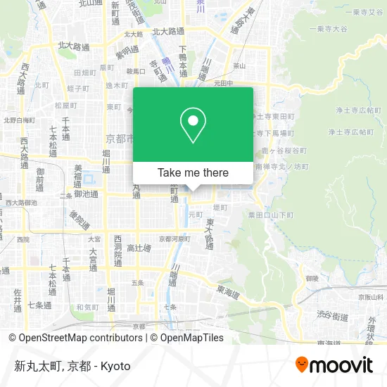 新丸太町 map