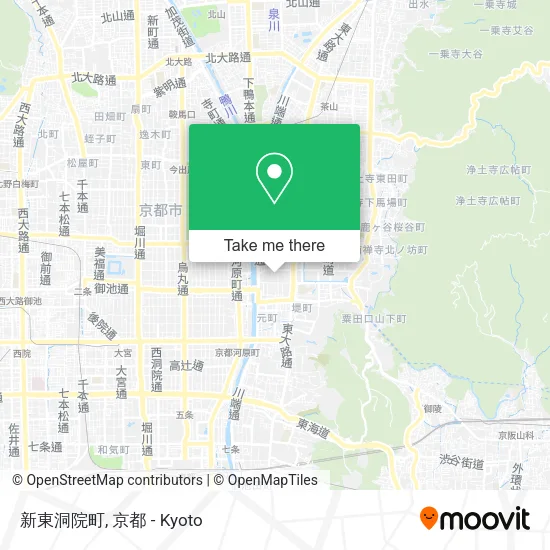 新東洞院町 map