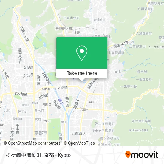 松ケ崎中海道町 map