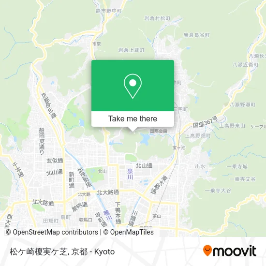 Matsugasaki Enomi Shiba map