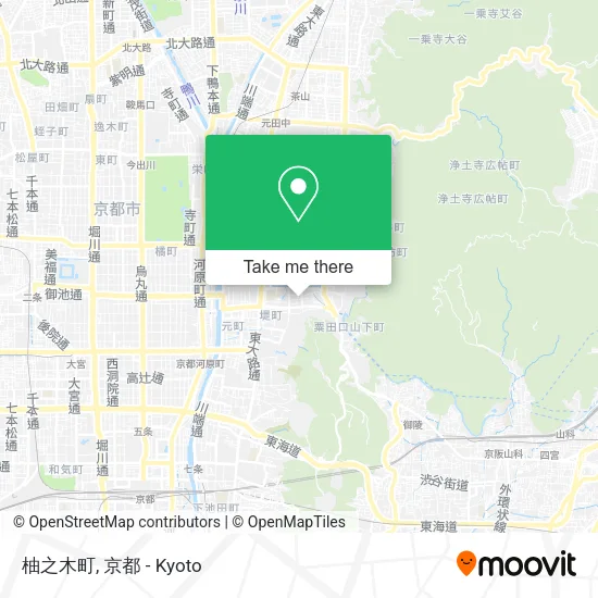 柚之木町 map