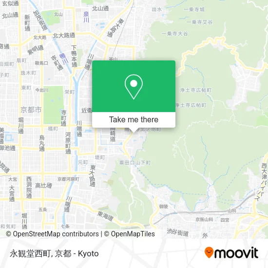 永観堂西町 map