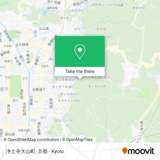 浄土寺大山町 map