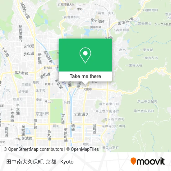 田中南大久保町 map