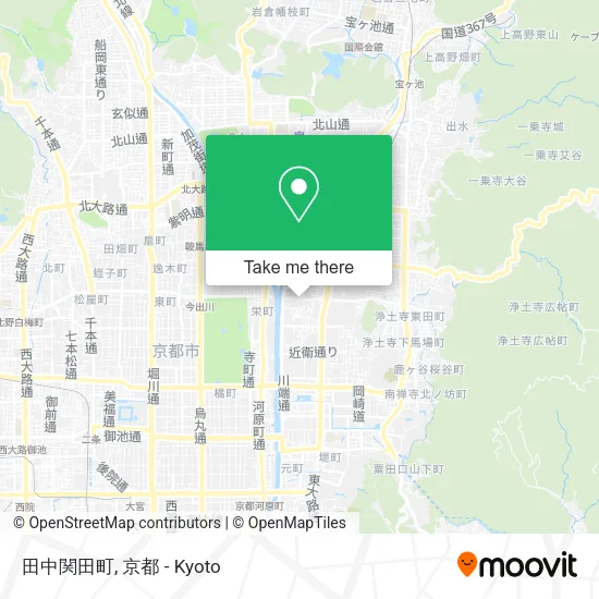 田中関田町 map