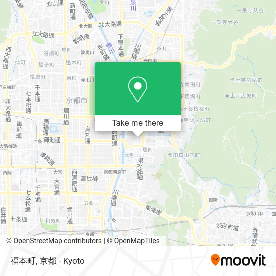 福本町 map