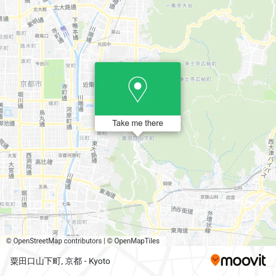 粟田口山下町 map