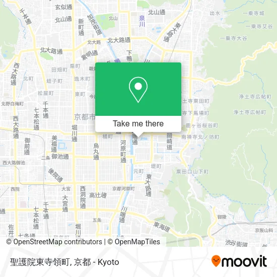 聖護院東寺領町 map