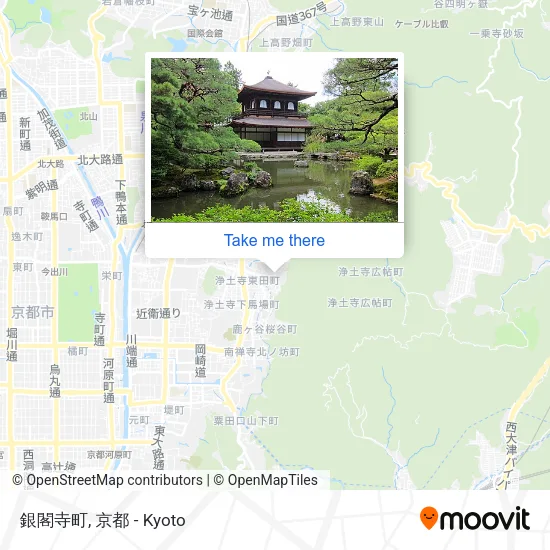 銀閣寺町 map