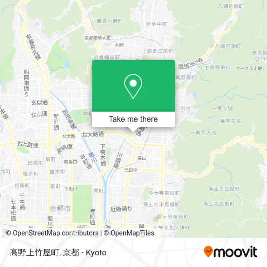 Takano Kami Takeyacho map