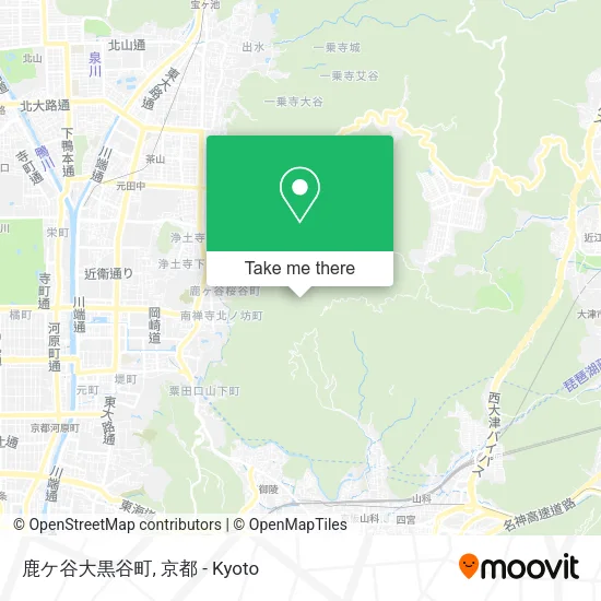 鹿ケ谷大黒谷町 map