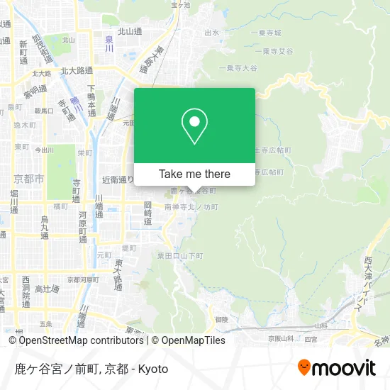 鹿ケ谷宮ノ前町 map