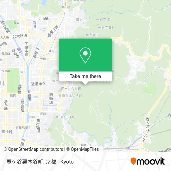 鹿ケ谷栗木谷町 map
