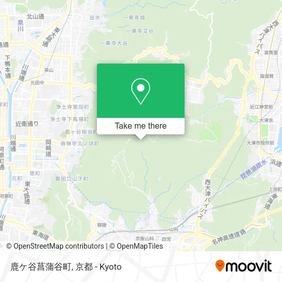 鹿ケ谷菖蒲谷町 map