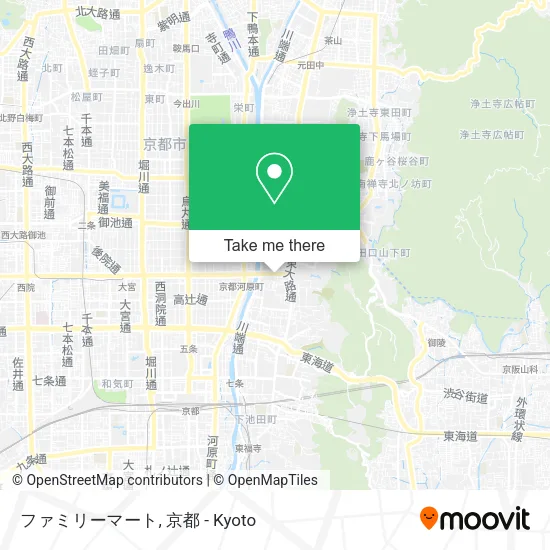 Family Mart map