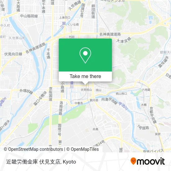 近畿労働金庫 伏見支店 map