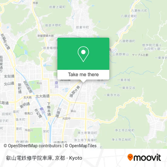 叡山電鉄修学院車庫 map