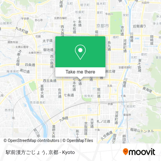 駅前漢方ごじょう map