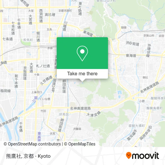 熊鷹社 map