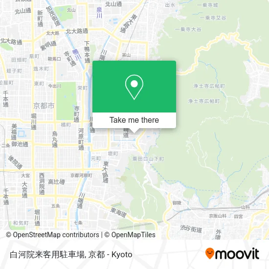 白河院来客用駐車場 map