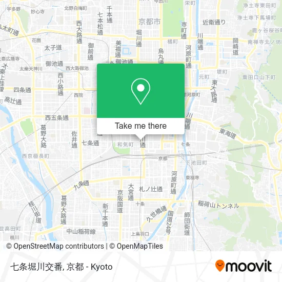 七条堀川交番 map
