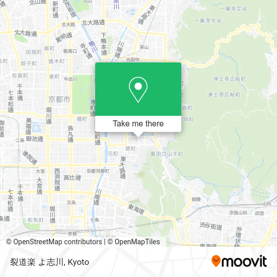 Retsu Douraku Yoshikawa map