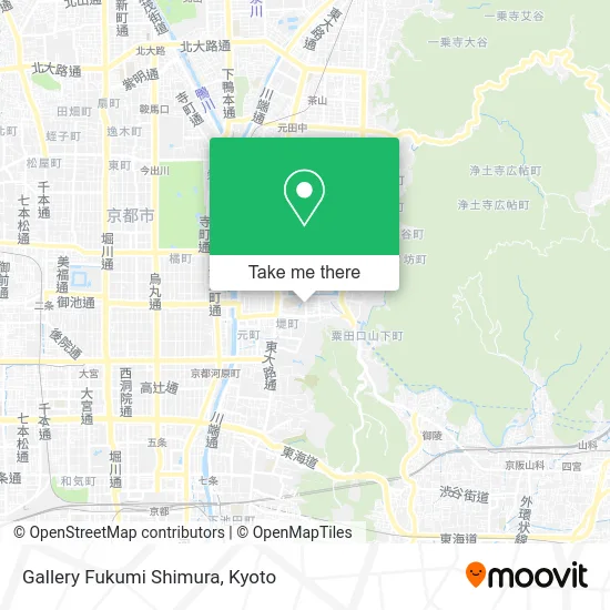 Gallery Fukumi Shimura map