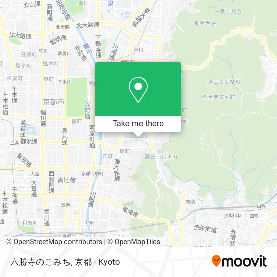 六勝寺のこみち map