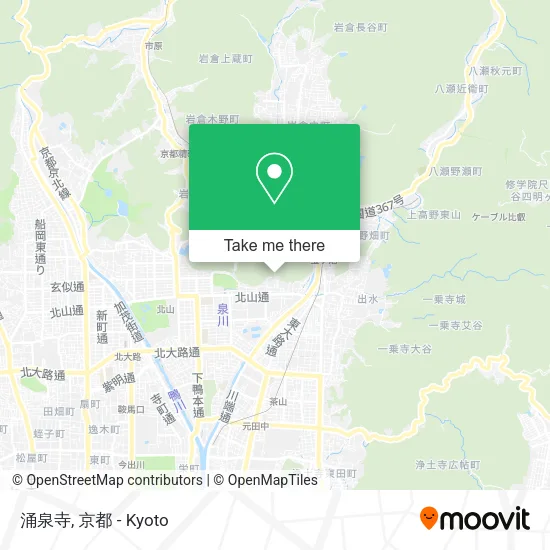 Wakusenji Temple map